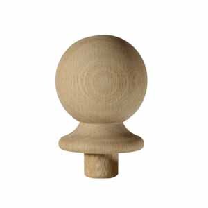 Richard Burbidge White Oak Ball Newel Cap 90mm