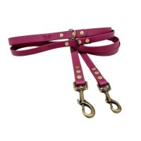 Trinkety Paws Country Collection Biothane Dog Lead Burgundy 120cm 20mm