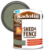 SADOLIN SHED & FENCE PROTECTION GENTLE GREEN 5LTR