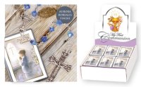 Communion Glass AB Rosary/Blue   (C6177/BL)