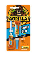 Gorilla 3gr Super Glue Twin Pack 10pce