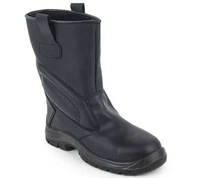 Powerlite Black Rigger Boot Fur Lined S3 SRC