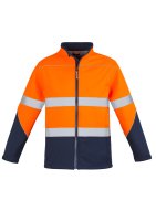 ZJ353-UNISEX HI VIS SOFT SHELL JACKET