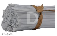 100mm WHITE PLASTIC TWIST TIES