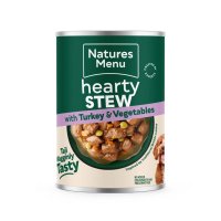 Natures Menu Dog Hearty Stew with Turkey & Vegetables Tins 12x415g