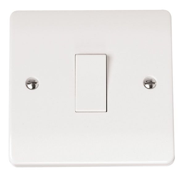 Click Mode 1G 2W Switch White CMA011