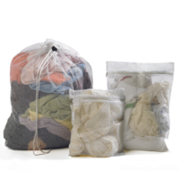 White Mesh Laundry Bag.