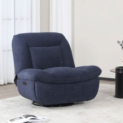Ebba Swivel Recliner Indigo