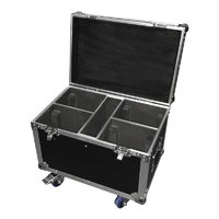 Equinox Quad Fusion 100 Spot and 120 Zoom Flight Case