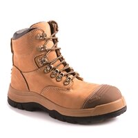 3SF-AK232, Rockrooster Wheat Laceup Safety Boot