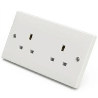 lincoln 13amp unswitched socket 2 gang