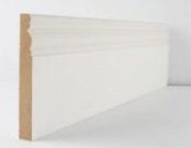 White Primed MDF Moulded Skirting 144mm x 18mm x 4200mm