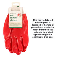 GGHDRR HD RED RUBBER KNITWRIST GLOVE
