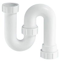 McAlpine 1 1/4" x 75mm Tubular Swivel 'S' Trap SB10