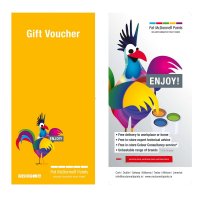 Pat McDonnell Paints Gift Voucher Front and Back
