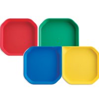 Assorted Coloured Fun/Sorting Tray (4)