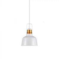 White Aluminium Shade Pendant