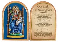 Folding Wood Plaque/Walsingham   (56118/WALSINGHAM)