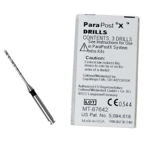 Coltene Parapost X Drill - 6pk Assorted - DMI Ireland's Leading Dental Supplier - Next Day Delivery