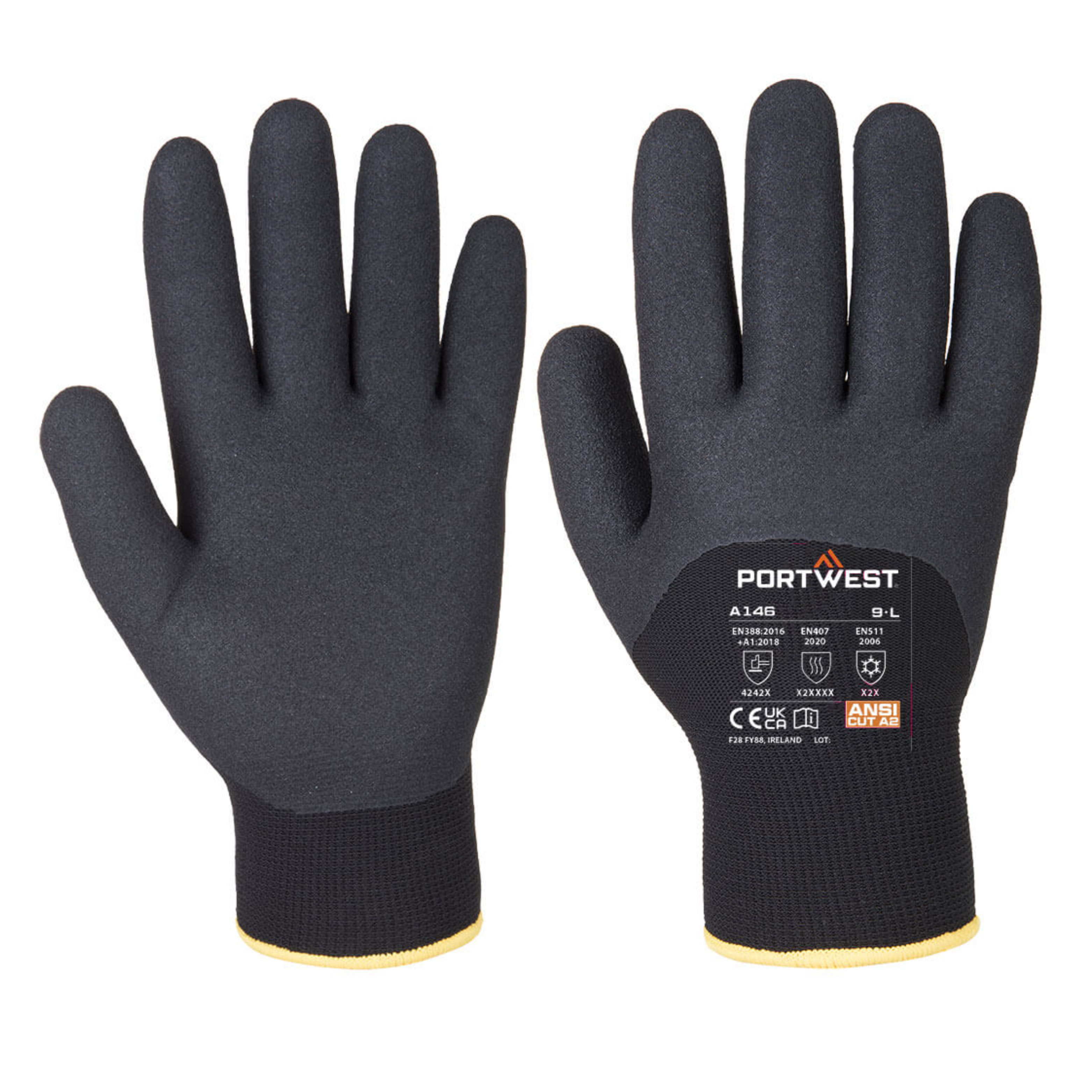 Portwest Acrtic Winter Glove, Black
