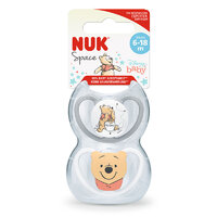Nuk Disney Space Twin Pack Soother Size 2 6-18 Months