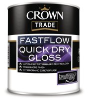 Crown Trade Fastflow Quick Dry 2.5L Gloss White