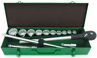 14 Pce professional 3/4"dr. 12PT socket set