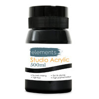 Elements 500ml Acrylic Mars Black