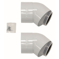 45? elbow (2 x in box) (80/125)