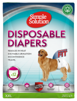 Simple Solution Disposable Diapers XXL 12pk x 1