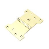 49556 - Polished Brass 4 Inch x 4 Inch x 6 Inch Parliament Hinge (Pair) SS