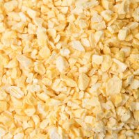 a close up of yellow and green bananas freeze dried fruit