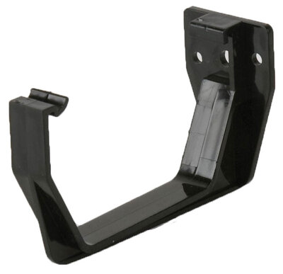 114mm Squarestyle Multifix Fascia Bracket Black