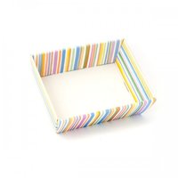 BOX TRAY SMALL 260X260X100mm MULTICOLORED