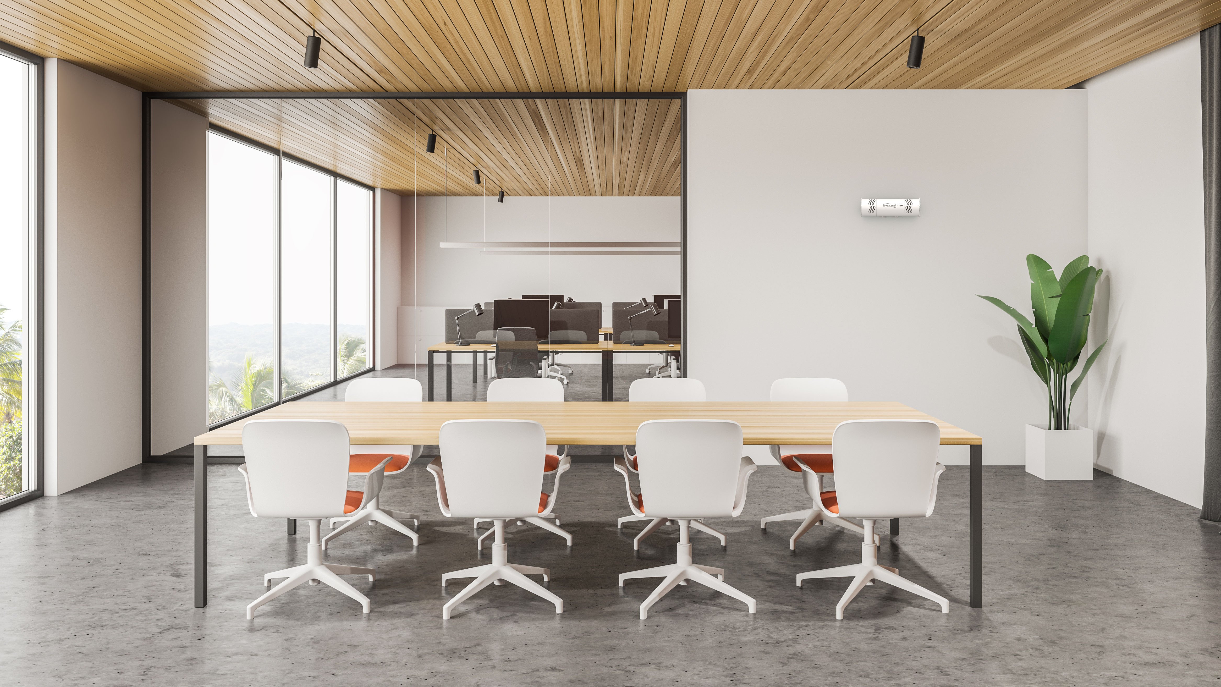 HYCLENZ DUAL SCENT AIR FRESHENER WHITE