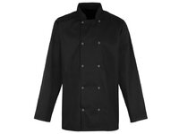 CCJ2 Chef's Long Sleeve Jacket Black