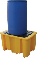 SPILLPALLET FOR 1 X 205L DRUM- YELLOW