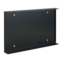 Euromet 03260 | WALL FIXING plate for rack , Black, 6U