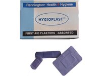 Blue Detectable Assorted Wash Proof Plasters (Box of 100)