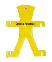 Wet Floor Minder Little Man Yellow Each