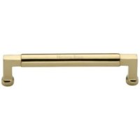 C0312 152-PB - Heritage Brass Cabinet Pull Bauhaus Design 152mm CTC Polished Brass Finish
