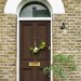 Dulux High Gloss Dark Oak Front Door
