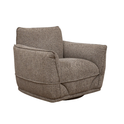 Tammy Swivel Armchair - Pebble Grey