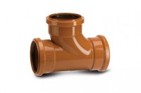 POLYPIPE UG623 EQUAL JUNCTION TRIPLE SOCKET 87.5DG 160mm