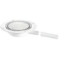 MCALPINE USG1WH SHOWER GULLY PLUS 22mm OUTLET