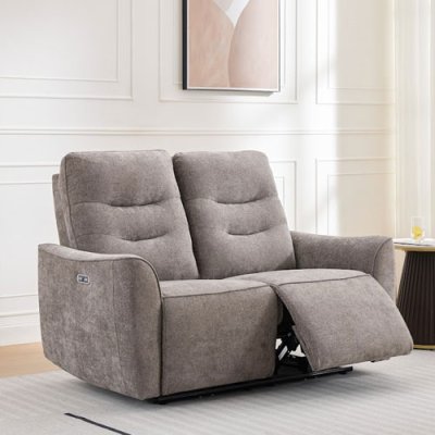 Cupar Power 2 Seater Sofa - Stone 