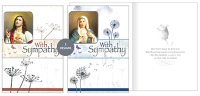 Card - With Sympathy - 2 Designs   (20730)