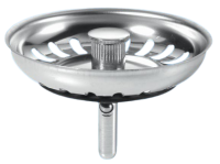 McAlpine Basket Strainer Waste Plug - Stemball Model BWSTSS-TOP