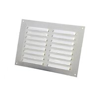Fixed Louvre Vent Aluminium 9x6 inch Surface Mounted