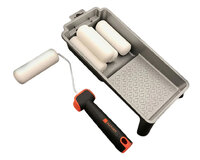 Harden 620133 7PC 4" Roller Brush Set C/W Tray